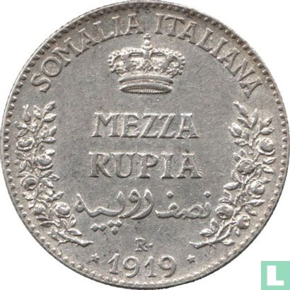 Italian Somaliland ½ rupia 1919 - Image 1