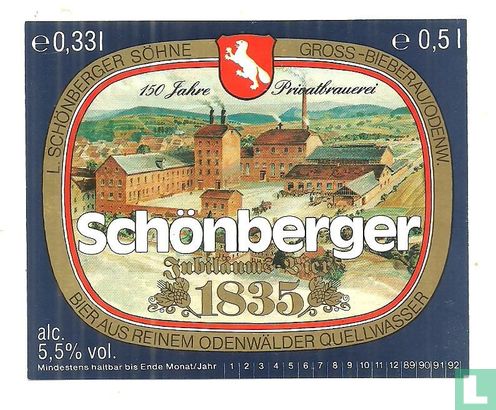 Schönberger Jubiläums Bier