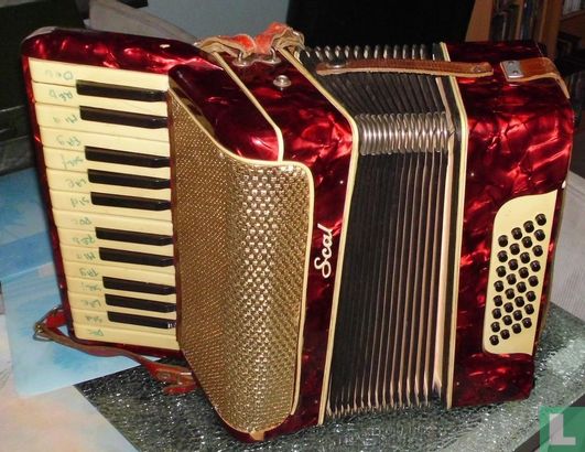 Scala accordeon met koffer - Afbeelding 1