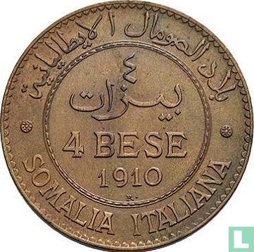 Italiaans-Somaliland 4 bese 1910 - Afbeelding 1