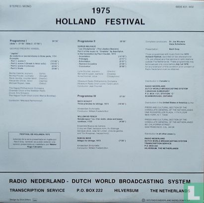 Music from the 1975 Holland Festival - Afbeelding 2