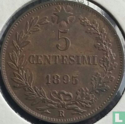 Italien 5 Centesimi 1895 - Bild 1