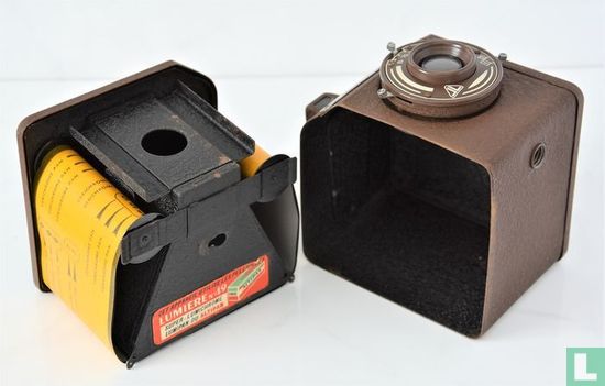 LUMIERE JL All-Metal Brown Box Camera - Afbeelding 3