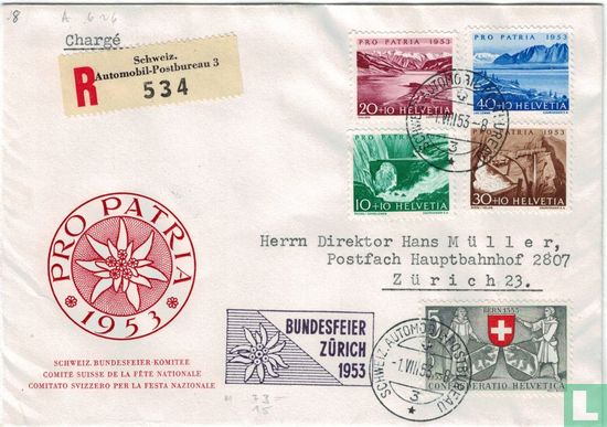 Bundesfeier, Zürich 1. 8. 1953
