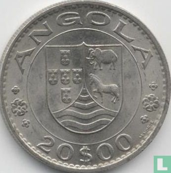 Angola 20 escudos 1971 - Image 2