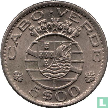 Cape Verde 5 escudos 1968 - Image 2