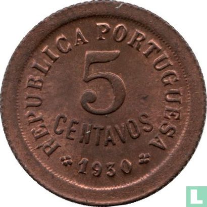 Kaapverdië 5 centavos 1930 - Afbeelding 1