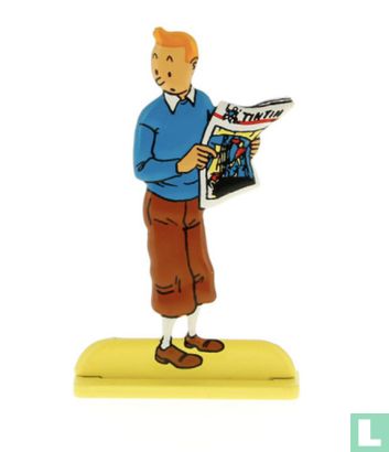 Kuifje leest Tintin - Afbeelding 1