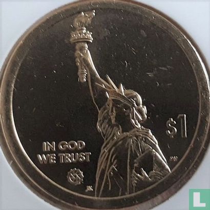 Verenigde Staten 1 dollar 2021 (D) "New Hampshire" - Afbeelding 2