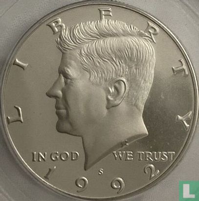 États-Unis ½ dollar 1992 (BE - cuivre recouvert de cuivre-nickel) - Image 1