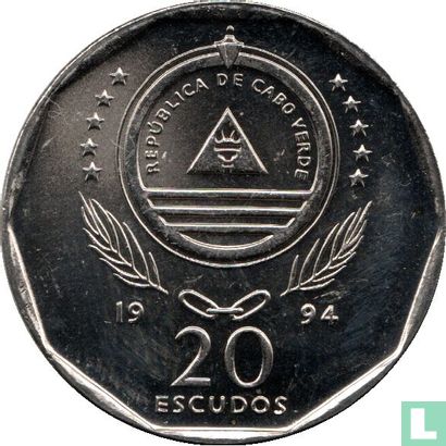 Kaapverdië 20 escudos 1994 "Carqueja" - Afbeelding 1