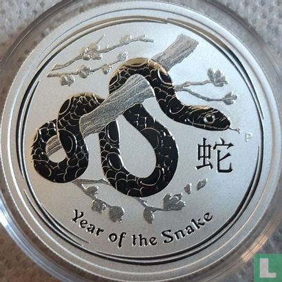 Australia 50 cents 2013 (PROOF - colourless) "Year of the Snake" - Image 2