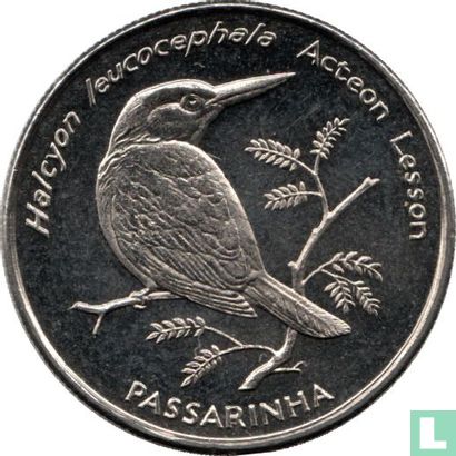 Cape Verde 10 escudos 1994 "Grey-headed kingfisher" - Image 2