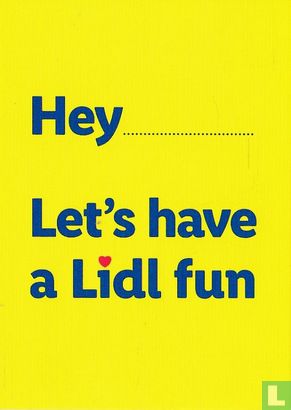 B210038 - Lidl "Hey… Let's have a Lidl fun" - Afbeelding 1