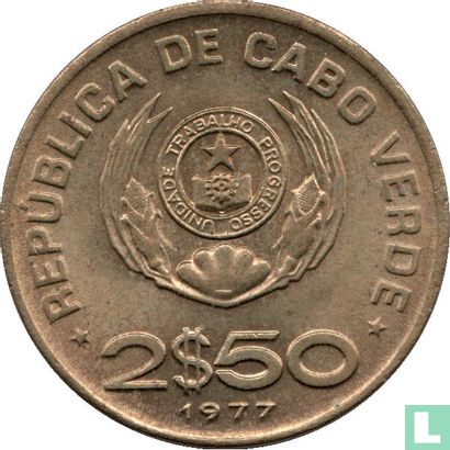Kap Verde 2½ Escudo 1977 "FAO" - Bild 1