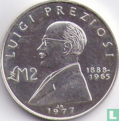 Malte 2 liri 1977 "Luigi Preziosi" - Image 1