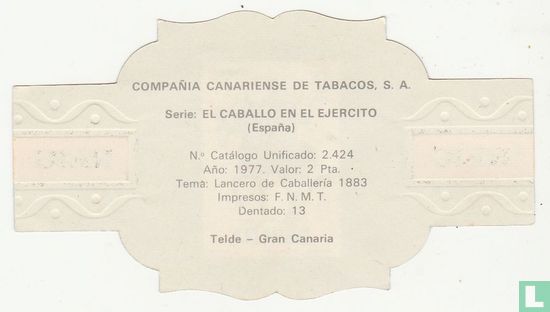 Lancero de Caballería 1883 - Afbeelding 2