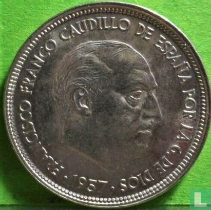 Spanje 50 pesetas 1957 (BA) - Afbeelding 1