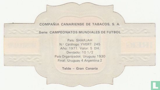 Uruguay 1930 (Sharjah) - Image 2