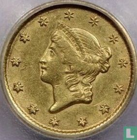 United States 1 dollar 1851 (O) - Image 2