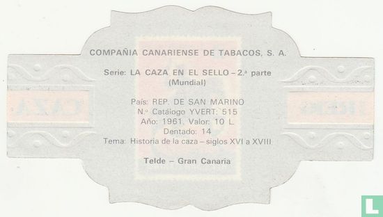 Historia de la Caza (Rep. de San Marino) - Afbeelding 2