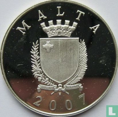 Malta 5 liri 2007 (PROOF) "Jean de la Valette" - Afbeelding 1