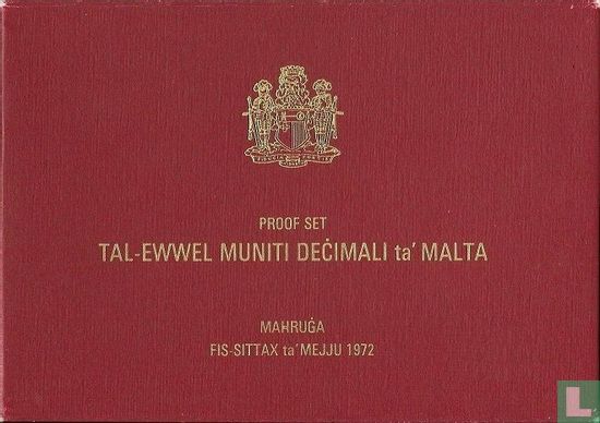 Malta jaarset 1972 (PROOF) - Afbeelding 1