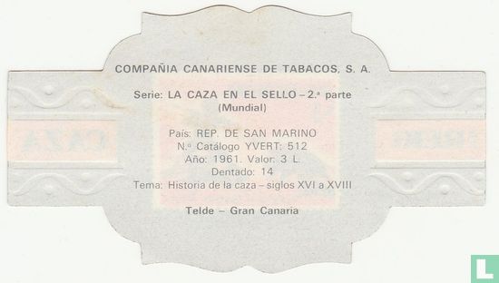 Historia de la Caza (Rep. de San Marino) - Image 2