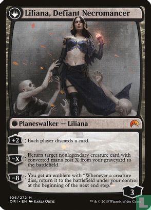 Liliana, Heretical Healer / Liliana, Defiant Necromancer - Afbeelding 2