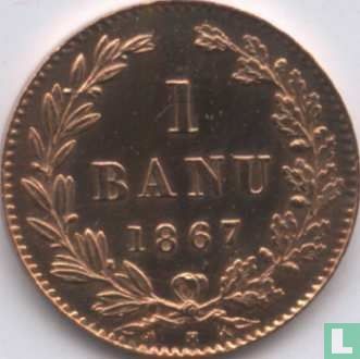 Roemenië 1 banu 1867 (H) - Afbeelding 1