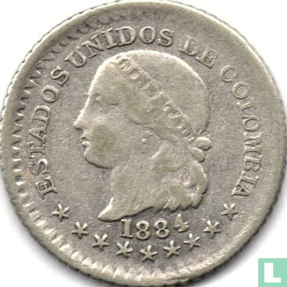 United States of Colombia 5 centavos 1884 - Image 1