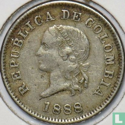 Colombia 5 centavos 1888 - Afbeelding 1