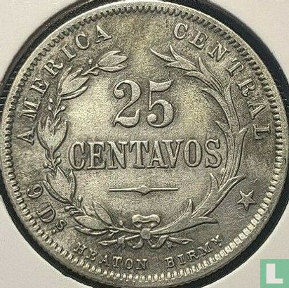 Costa Rica 25 centavos 1890 - Image 2
