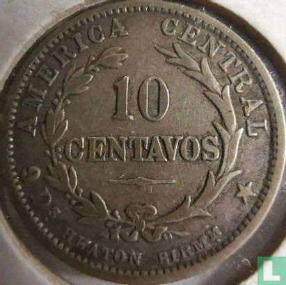 Costa Rica 10 centavos 1892 - Afbeelding 2