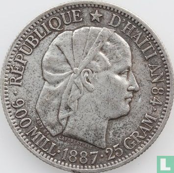 Haiti 1 gourde 1887 - Image 1