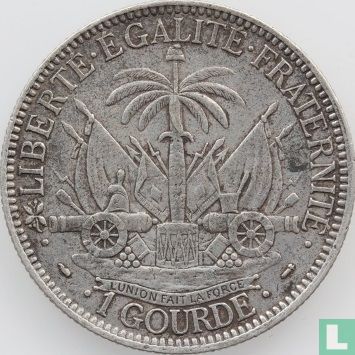 Haïti 1 gourde 1887 - Image 2
