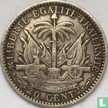 Haiti 20 Centime 1895 - Bild 2