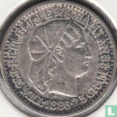 Haïti 10 centimes 1886 - Image 1