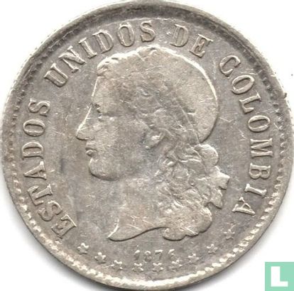 United States of Colombia 20 centavos 1876 (type 1) - Image 1
