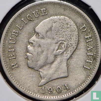 Haïti 5 centimes 1904 (type 2) - Image 1