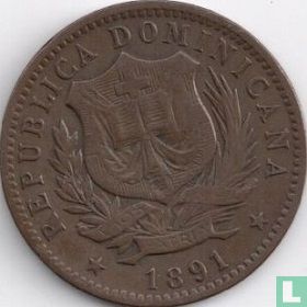République dominicaine 10 centesimos 1891 - Image 1