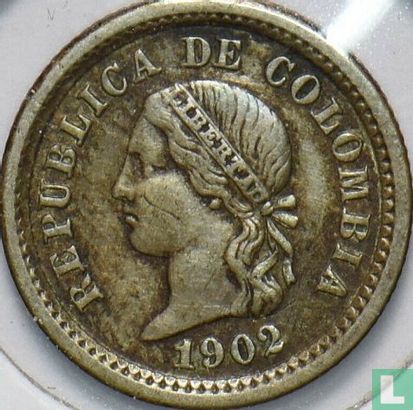 Colombia 5 centavos 1902 (type 2) - Afbeelding 1