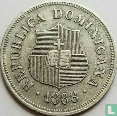 Dominican Republic 1¼ centavos 1888 - Image 1