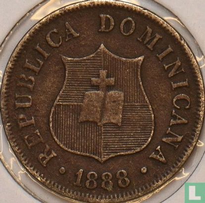 République dominicaine 2½ centavos 1888 (A - type 2) - Image 1