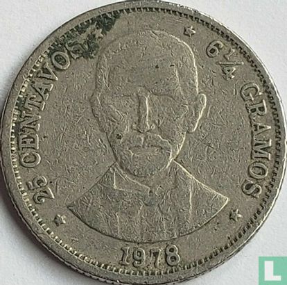 Dominicaanse Republiek 25 centavos 1978 - Afbeelding 1