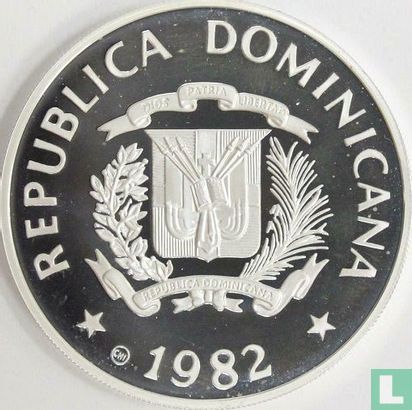 Dominicaanse Republiek 10 pesos 1982 (PROOF) "International Year of the Child" - Afbeelding 1