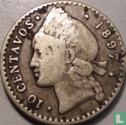 République dominicaine 10 centavos 1897 - Image 1