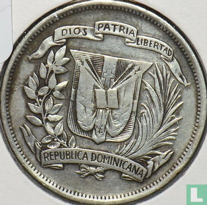 Dominican Republic ½ peso 1937 - Image 2