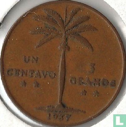 République dominicaine 1 centavo 1937 - Image 1