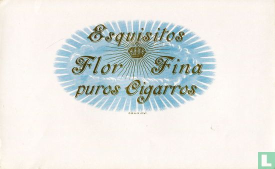 Esquisitos - Flor Fina - puros Cigarros - P.B. & Co. 2747. - Afbeelding 1
